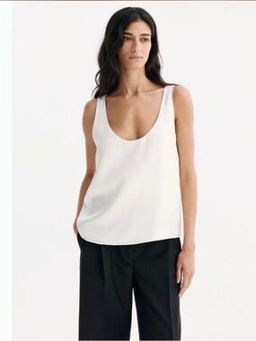 New w/ Tags Róhe Silk Scoop Neck Top size 38 / US 6.